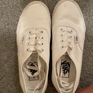 White Vans Authentic